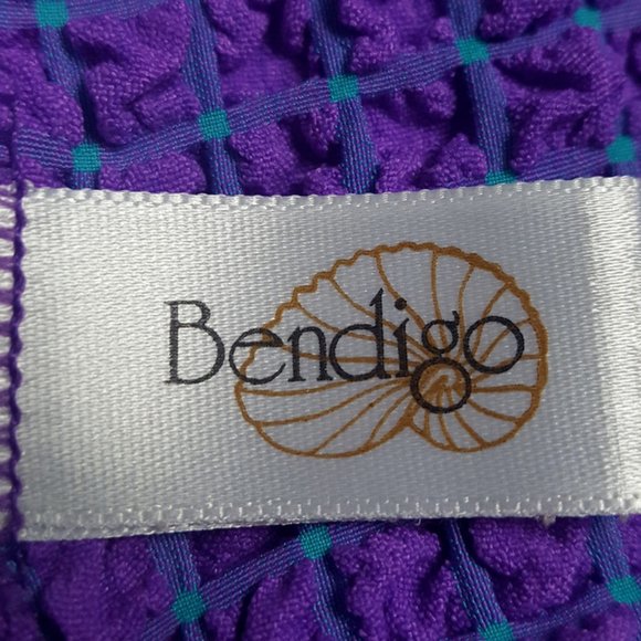 Bendigo Women's Swimsuit One Piece Purple size 9/10 Made in USA - Picture 6 of 9